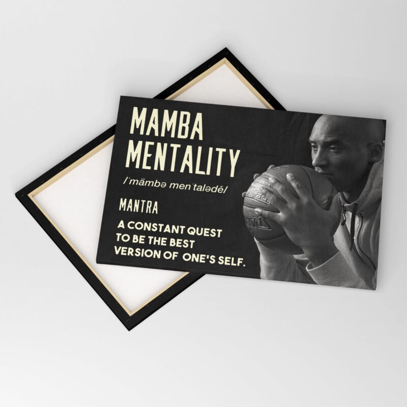 Mamba Mentality Mantra "A Constant Quest" Canvas Wall Art - Image 4