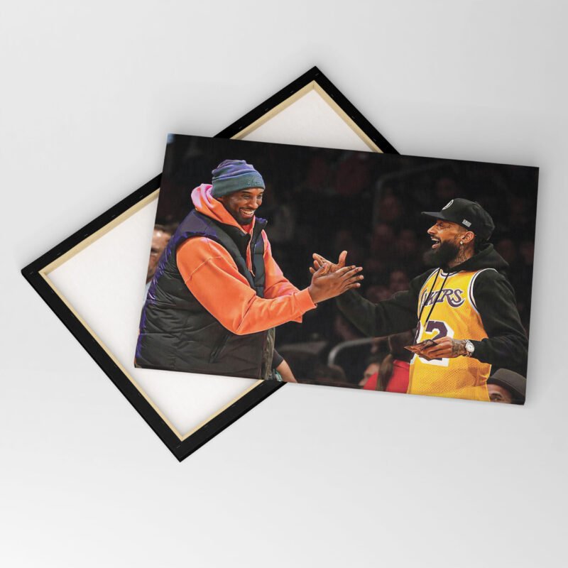 Kobe Bryant and Nipsey Canvas Wall Art - Image 4