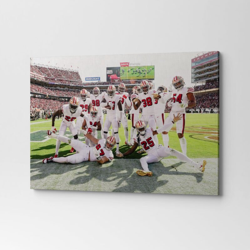 San Francisco 49ers Team Canvas Wall Art - Image 3