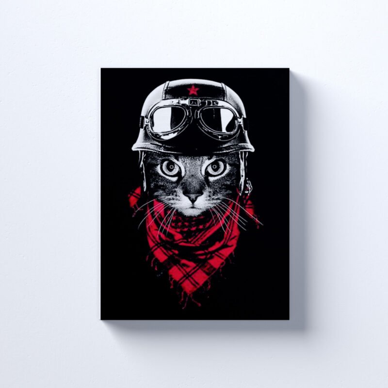 The Happy Adventurer Cat Canvas Wall Art - Image 2