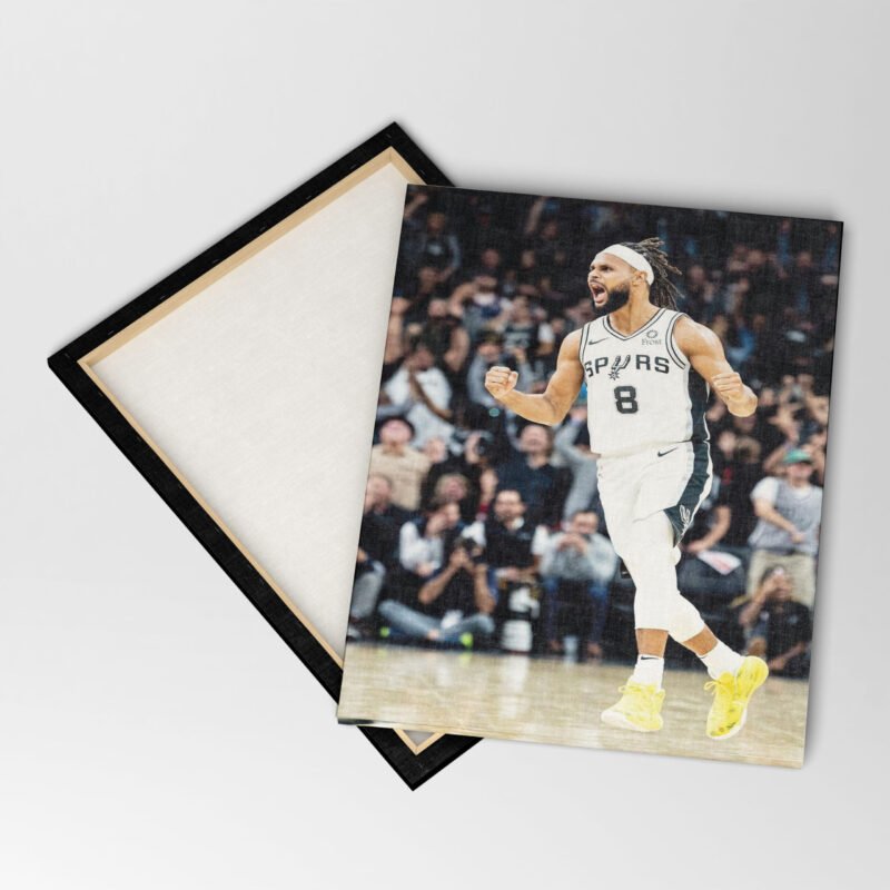 Aussie boomer's basketball legend Patty Mills Canvas Wall Art - Image 2