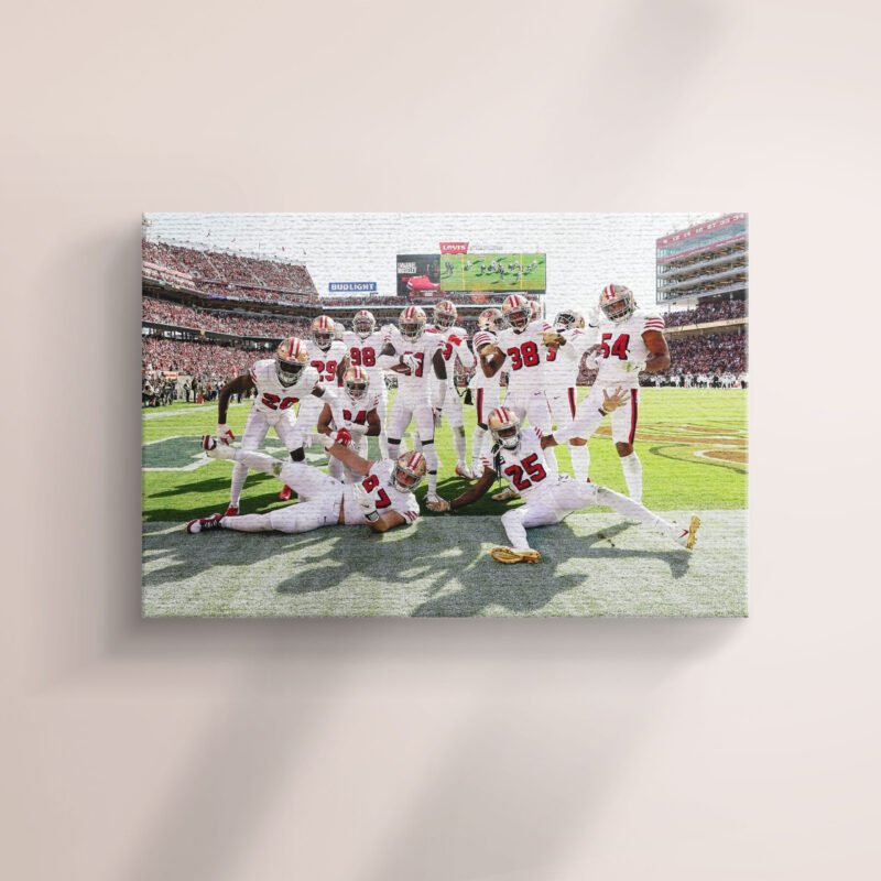 San Francisco 49ers Team Canvas Wall Art - Image 2