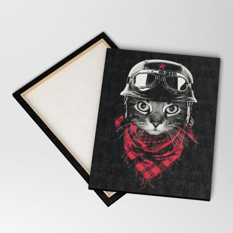The Happy Adventurer Cat Canvas Wall Art - Image 4