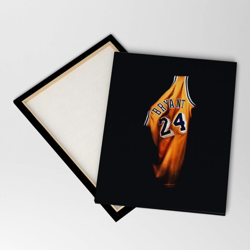Kobe Bryant Tshirt Canvas Wall Art - Image 2