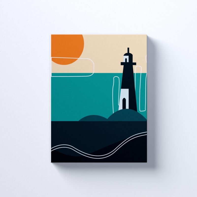 Lighthouse Limited Edition Design Canvas Wall Art - Image 2
