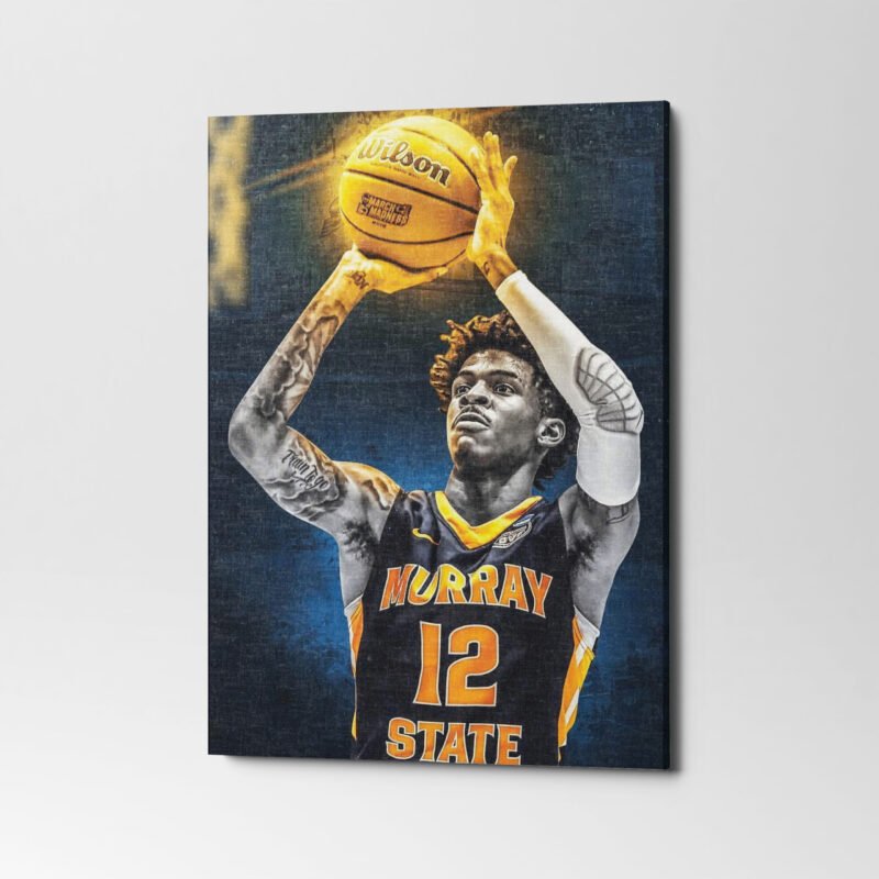 Ja Morant dunk classic Canvas Wall Art - Image 4