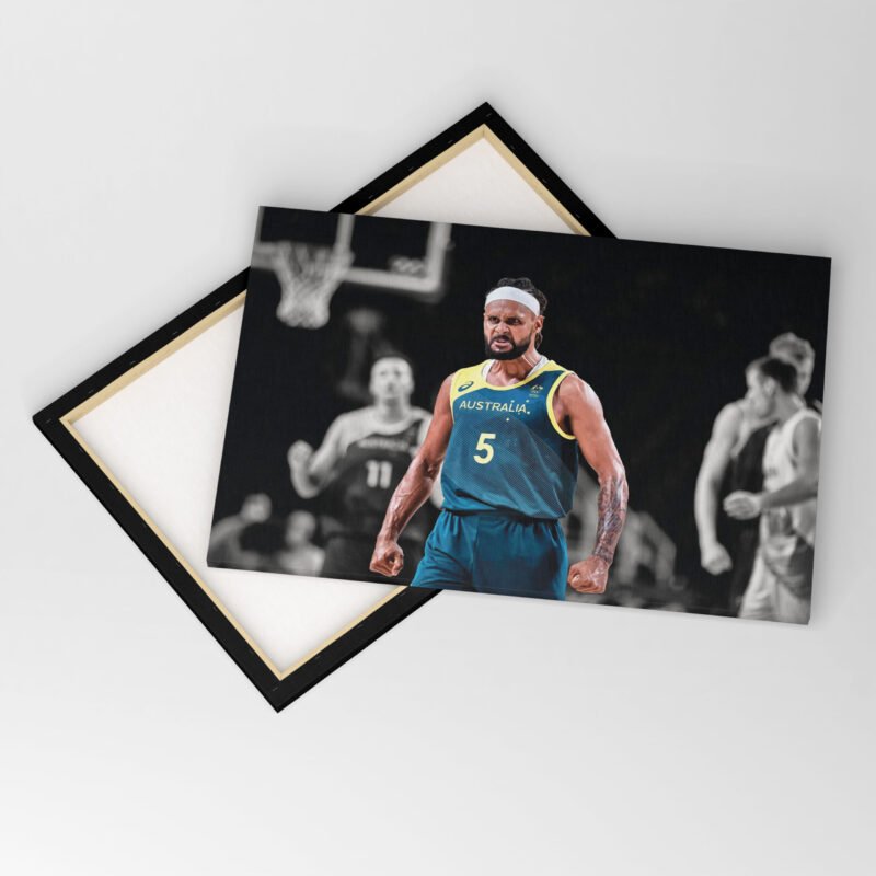 Patty Mills Angry Face Canvas Wall Art - Image 4