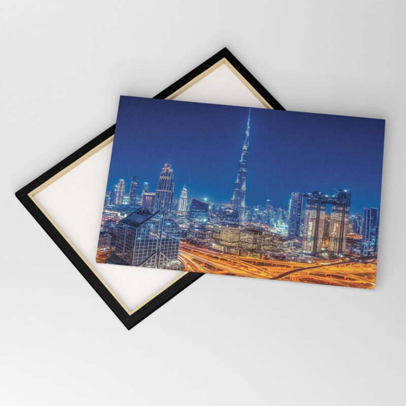 The 'City of Gold' - Dubai Canvas Wall Art - Image 4