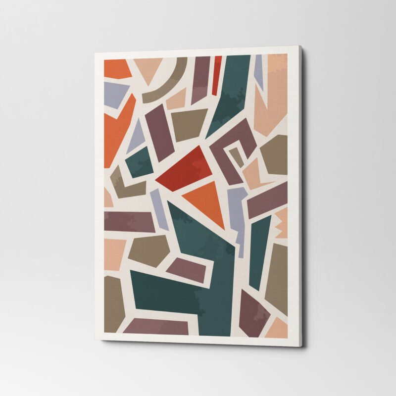 Scandinavian abstract vector Canvas Wall Art - Image 3
