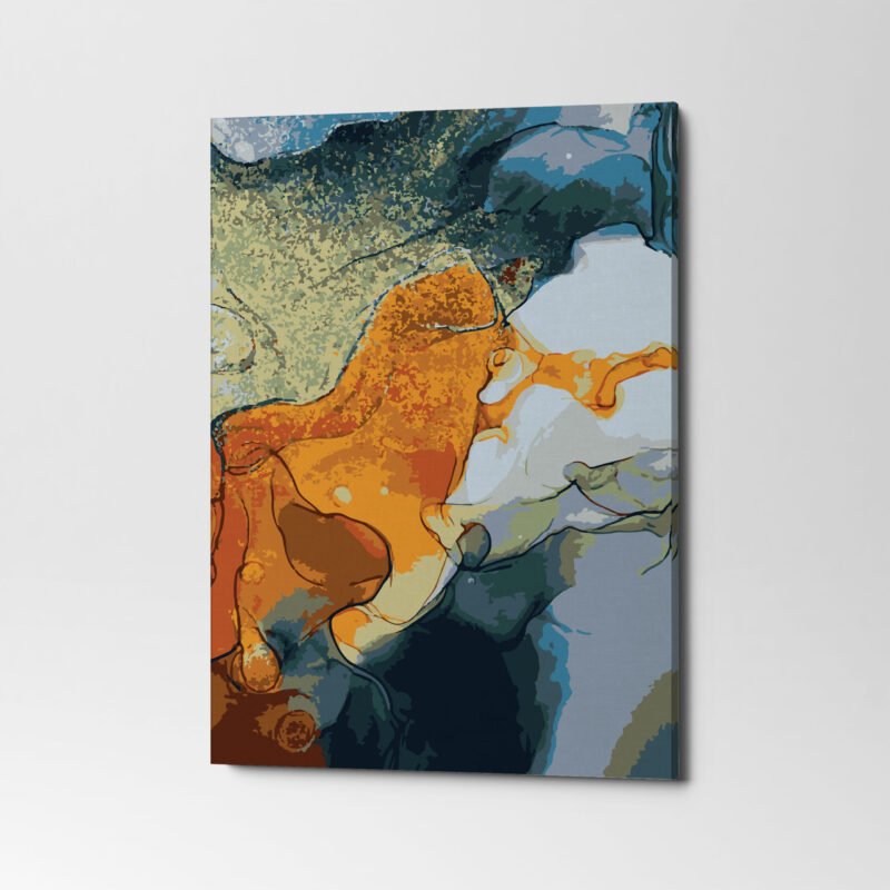 Vector Alcohol Painting Abstract color Canvas Wall Art - Image 3
