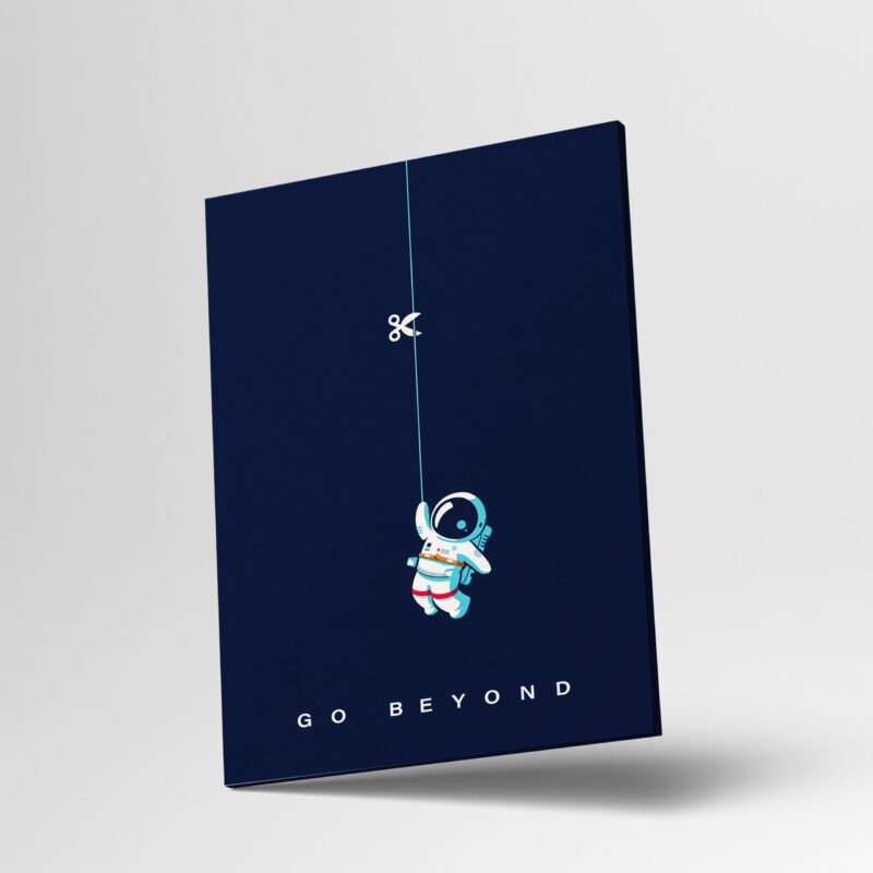 "Go Beyond" Motivational Canvas Wall Art