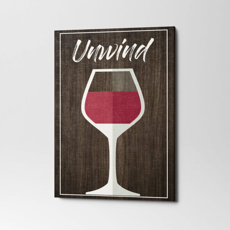 Uncork and Unwind 2 Panel Canvas Wall Art - Image 3