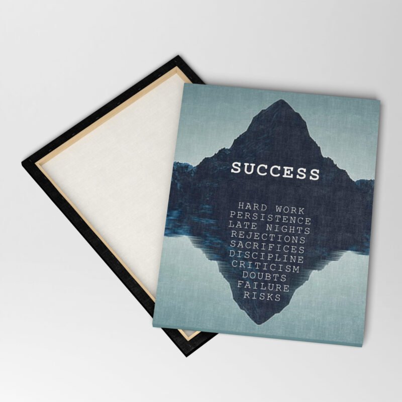 "Success" Motivational Canvas Wall Art - Image 4