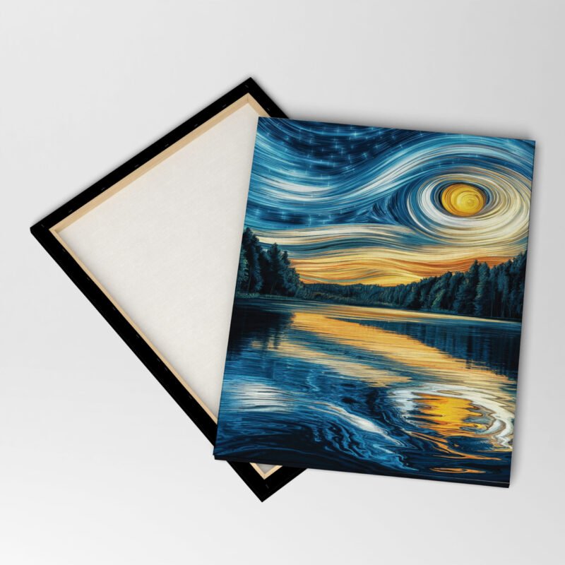 A memorizing vibrant illustration of Nature Canvas Wall Art - Image 4