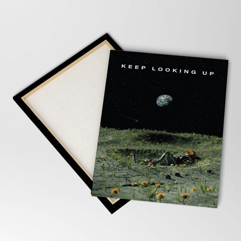 "Keep Looking Up" Motivational Canvas Wall Art - Image 4