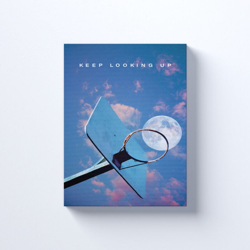 "Keep Looking Up" Motivational Canvas Wall Art - Image 2