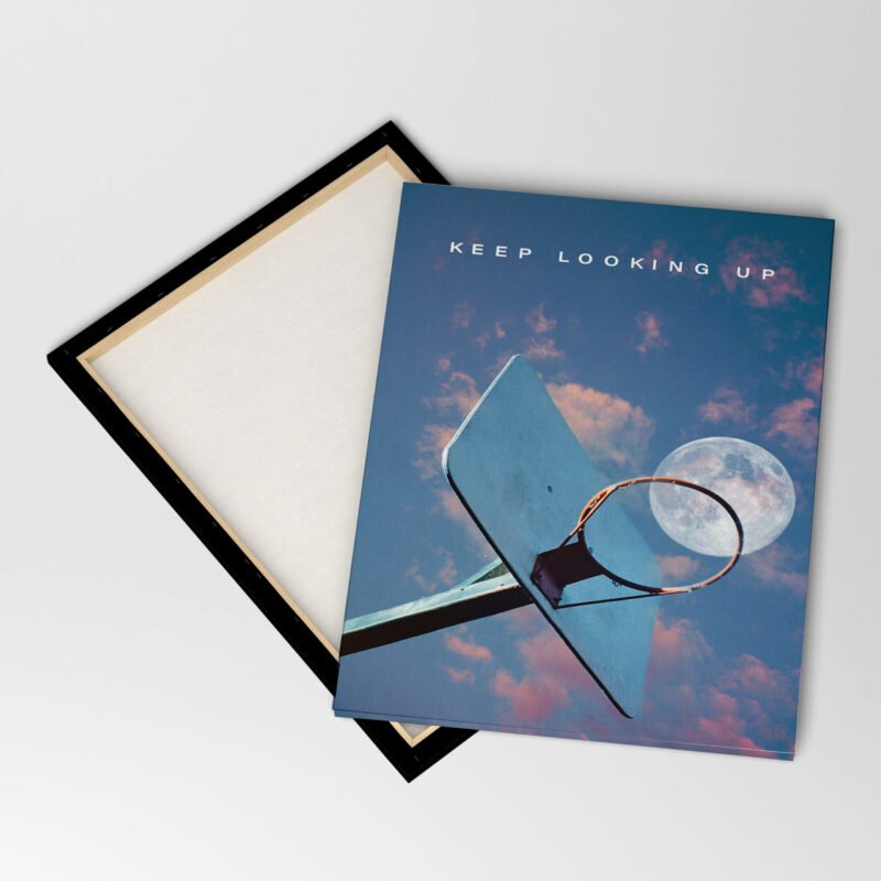 "Keep Looking Up" Motivational Canvas Wall Art - Image 4