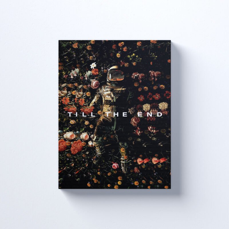 "Till The End" Motivational Canvas Wall Art - Image 2