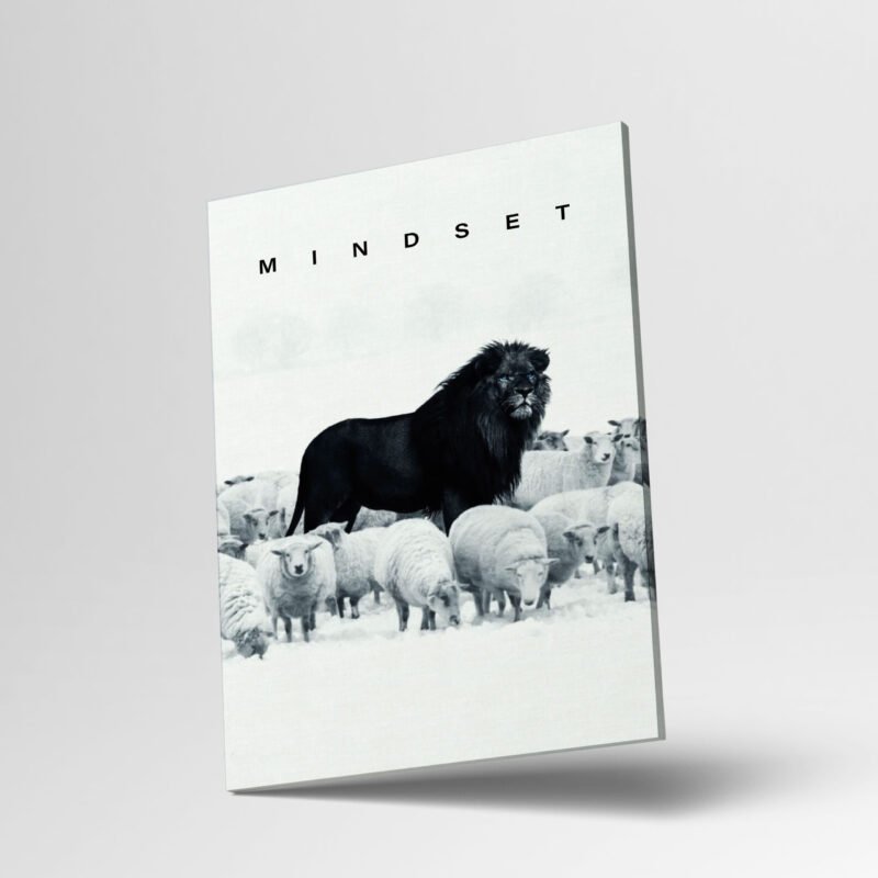 "Mind Set" Motivational Canvas Wall Art