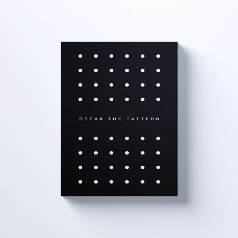 "Break the Pattern" Motivational Canvas Wall Art - Image 2