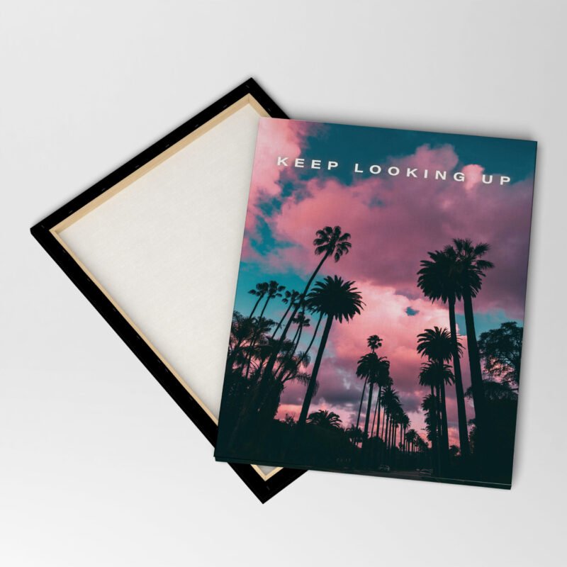 "Keep Looking Up" Motivational Canvas Wall Art - Image 4
