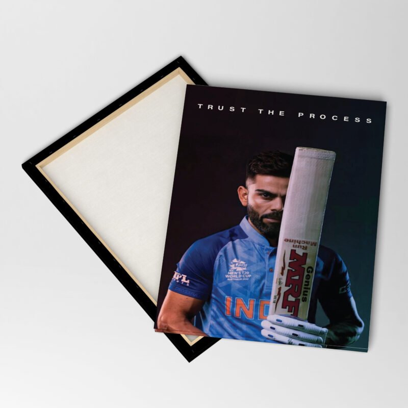 Virat Kohli - Trust the Process Canvas Wall Art - Image 4