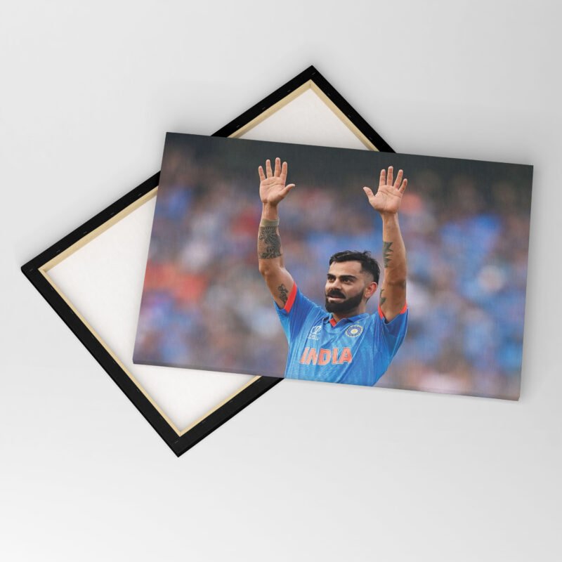 Virat Kohli after Break Sachin Tendulkar's ODI Ton Record Canvas Wall Art - Image 4